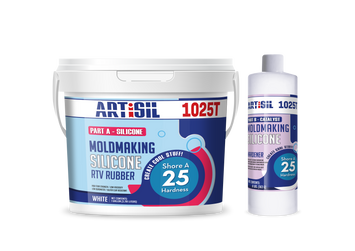 ArtiSil 1025T 25 Shore Hardness A Tin Cure Mold Making Silicone Kit